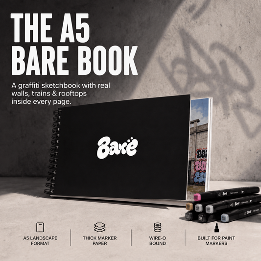 Bare™ Graffiti Book A5