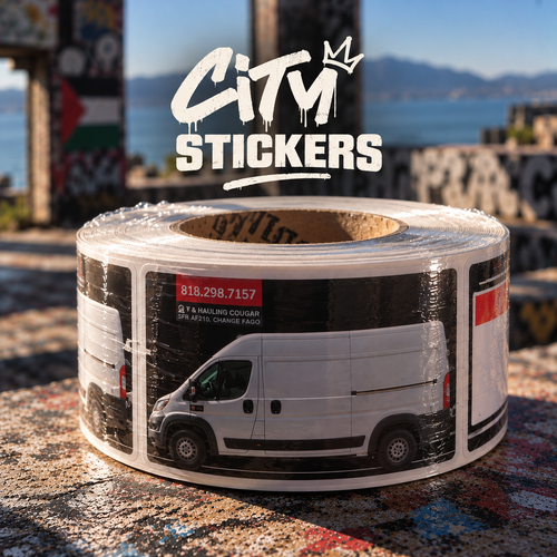 Bare City Stickers
