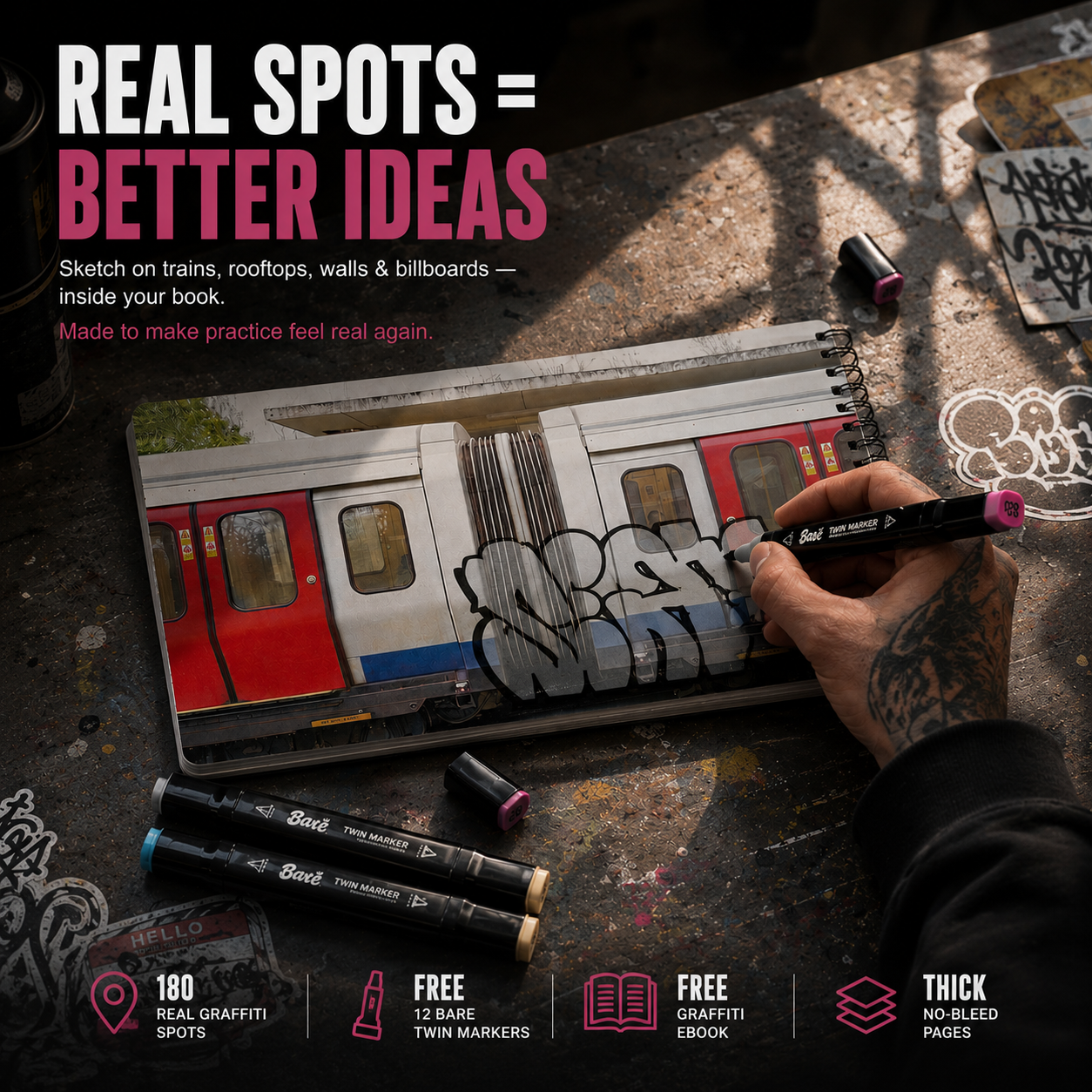 Bare™ Graffiti Full Gift Set