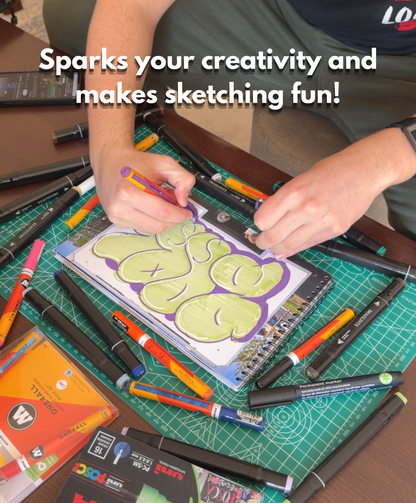 Bare™ Graffiti Book A4